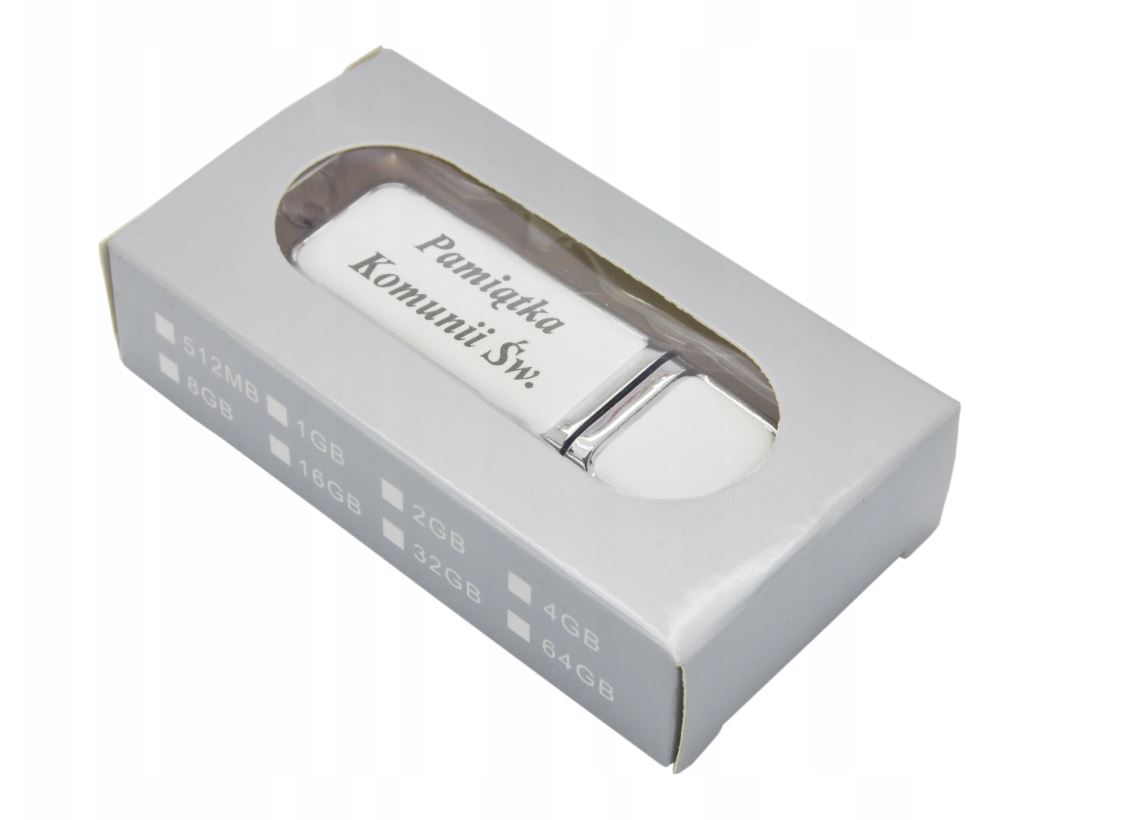 Pendrive Skórzany 4 Gb Pudełko Grawer