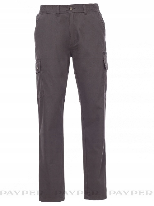 Spodnie Payper Forest szare elastyczne roz.56/58