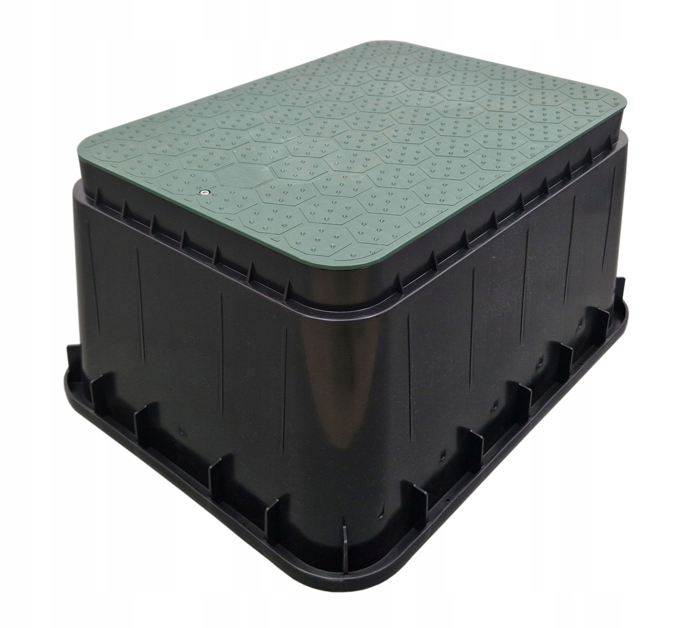 Studzienka Skrzynka Jumbo Zaworowa do Elektrozaworów Pokrywa Zielona