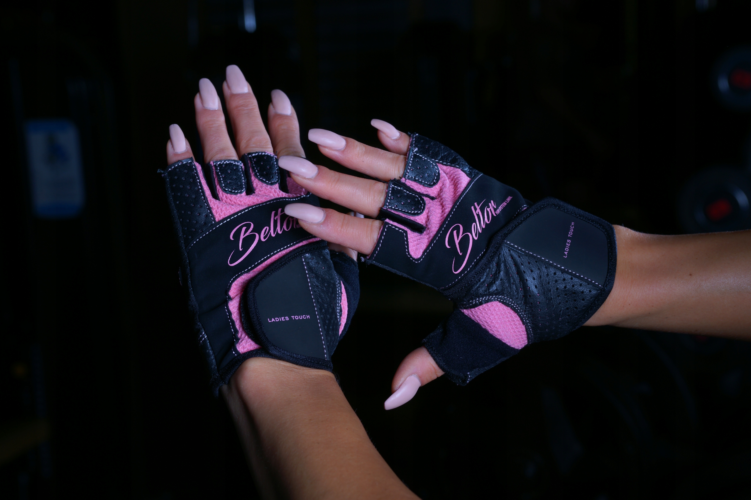 BELTOR RĘKAWICZKI TRENINGOWE DO ĆWICZEŃ LADIES TOUCH FITNESS RÓŻOWE M Kod producenta H0178