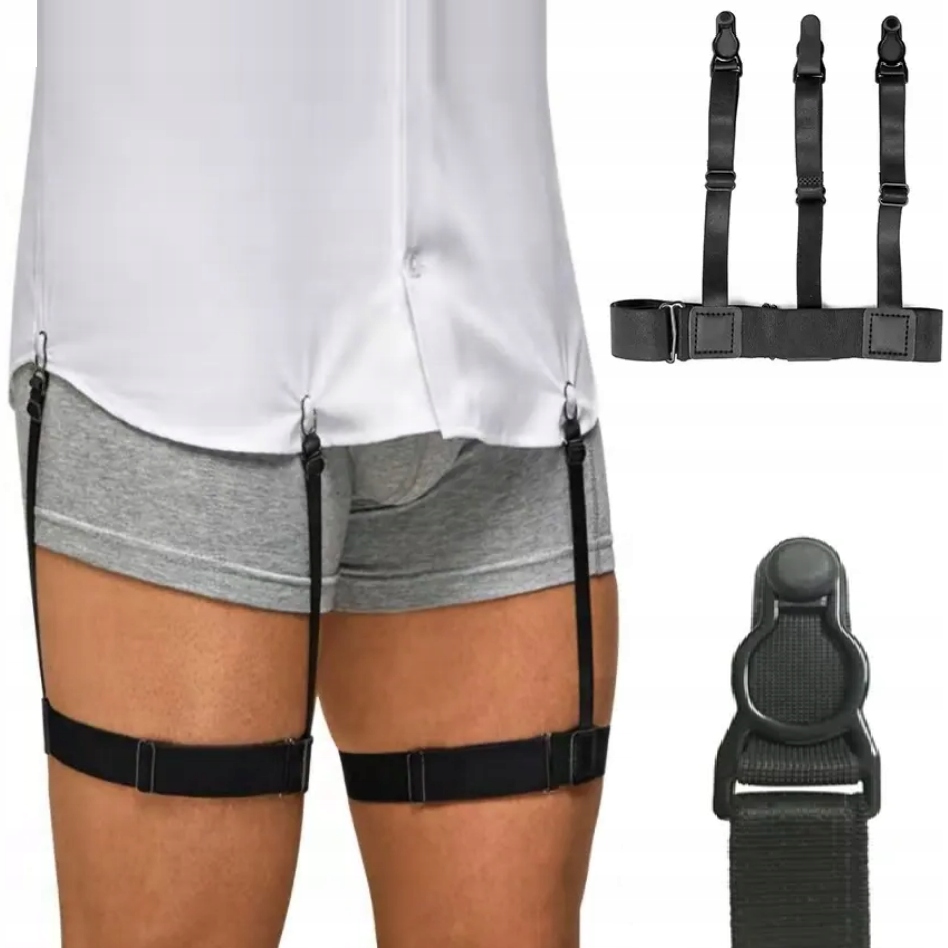 SZELKI UTRZYMUJĄCE PROSTĄ KOSZULĘ W SPODNIACH I SPÓDNICY WYGODNE UNISEX