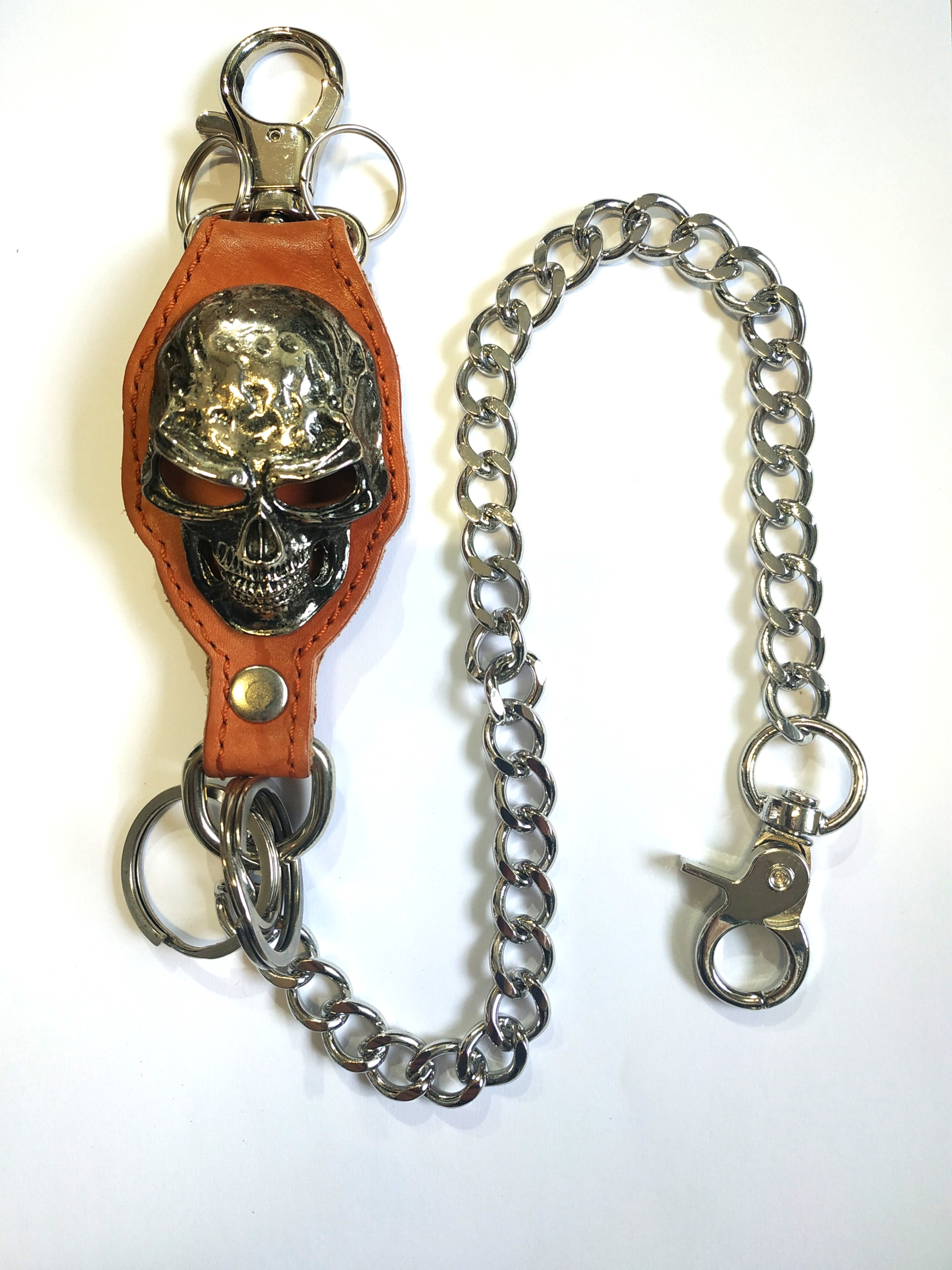 Łańcuch metalowy do spodni bojówka brelok klucze