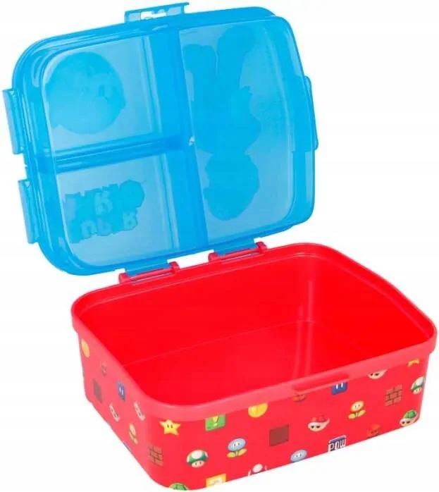 ŚNIADANIÓWKA LUNCHBOX SUPER MARIO XL Z PRZEGRODAMI Kod producenta 21499