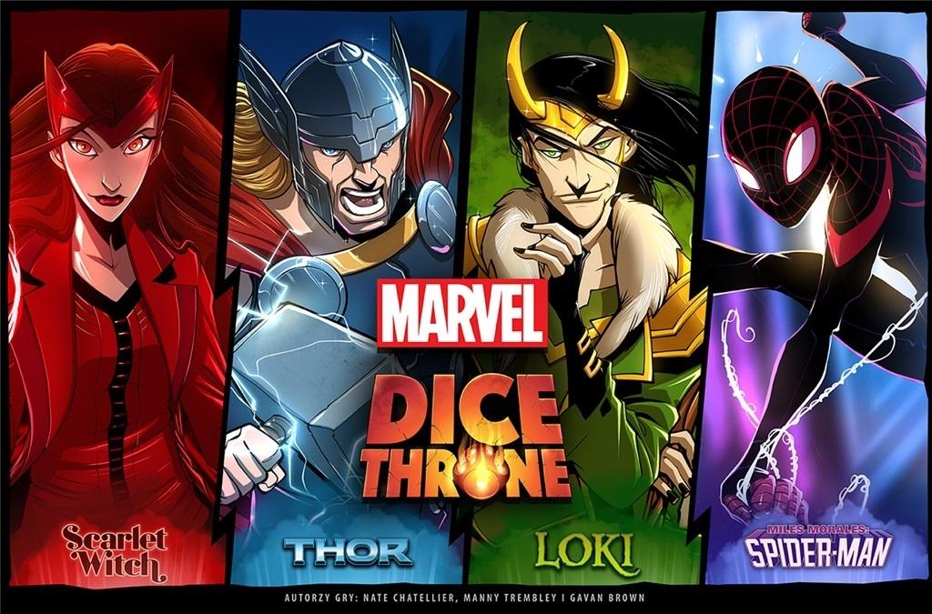 Dice Throne Marvel 1 Gra Planszowa Dla Dziecka 12 Latka Planszówka Ciekawa