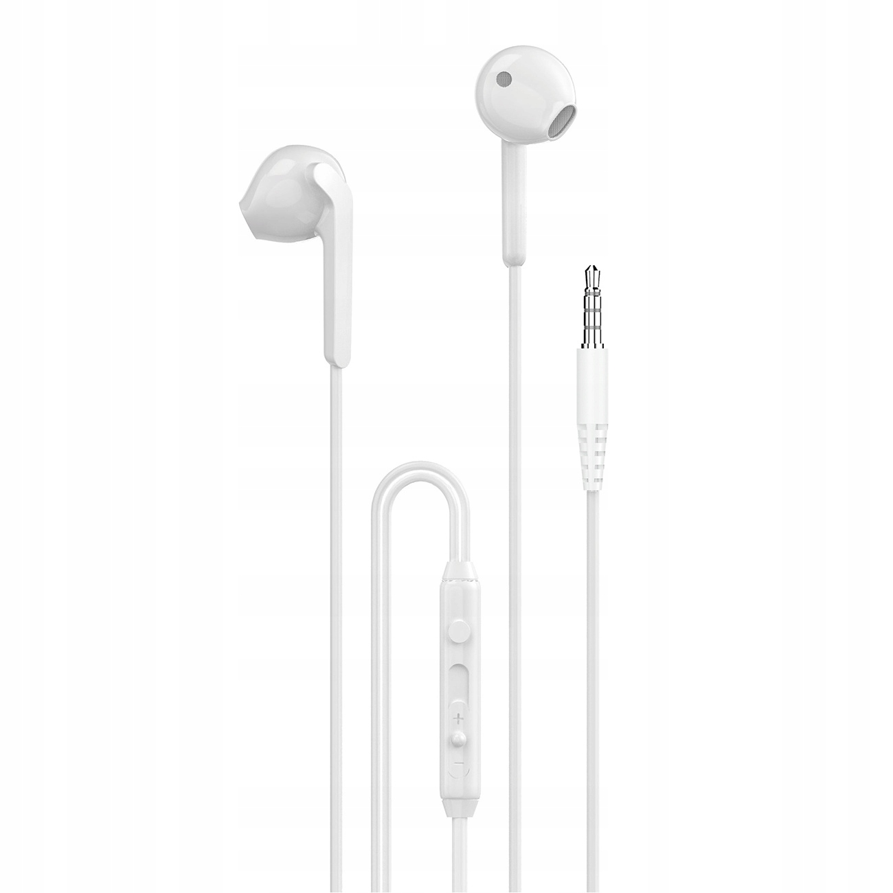 Słuchawki dokanałowe Dudao X3 przewodowe minijack 3,5mm białe Dudao