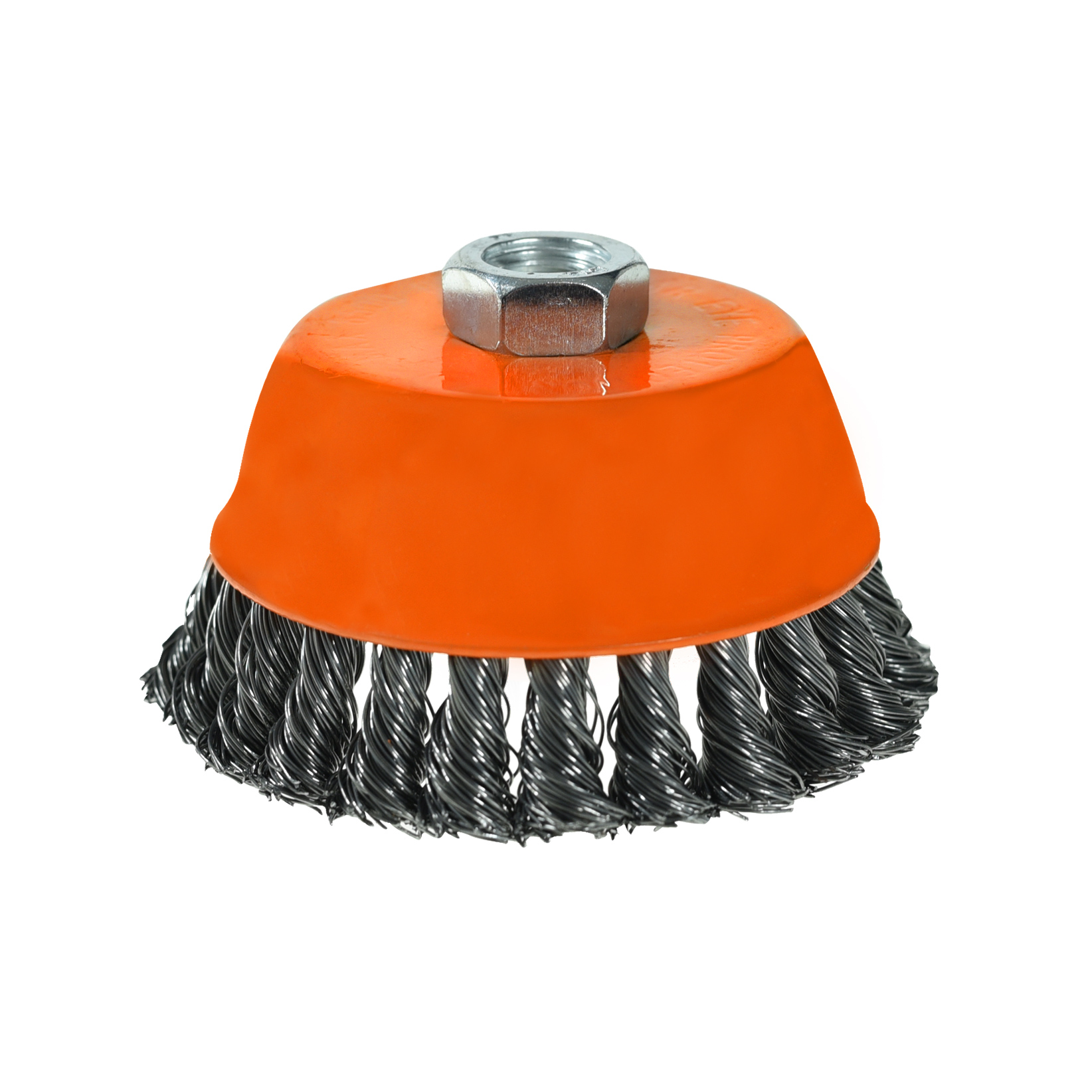 SZCZOTKA DOCZOŁOWA DRUT SKRĘCANY 65 MM M14 DO SZLIFIEREK KĄTOWYCH Stan opakowania oryginalne