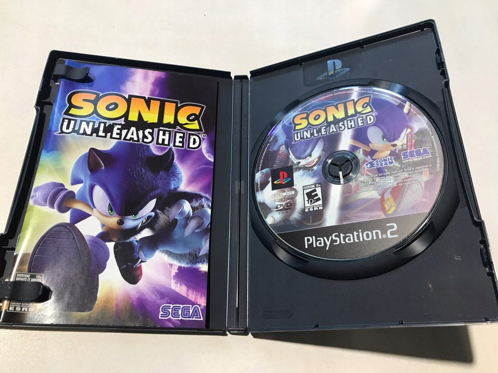 SONIC UNLEASHED PS2 NTSC Tematyka zręcznościowe