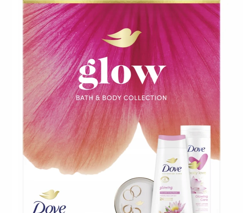 Dove Glow dárková sada pro ženy Nápad na Dárek k Vánocům
