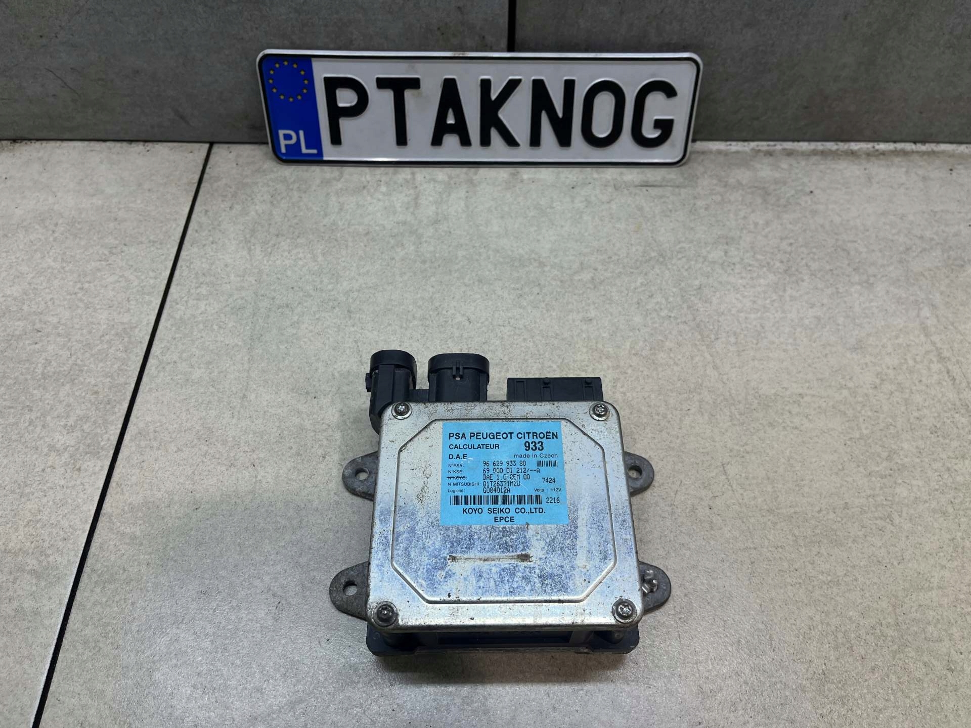 Centralina modulo SERVOSTERZO CITROEN C3 e 1.4 HDI 9662993380
