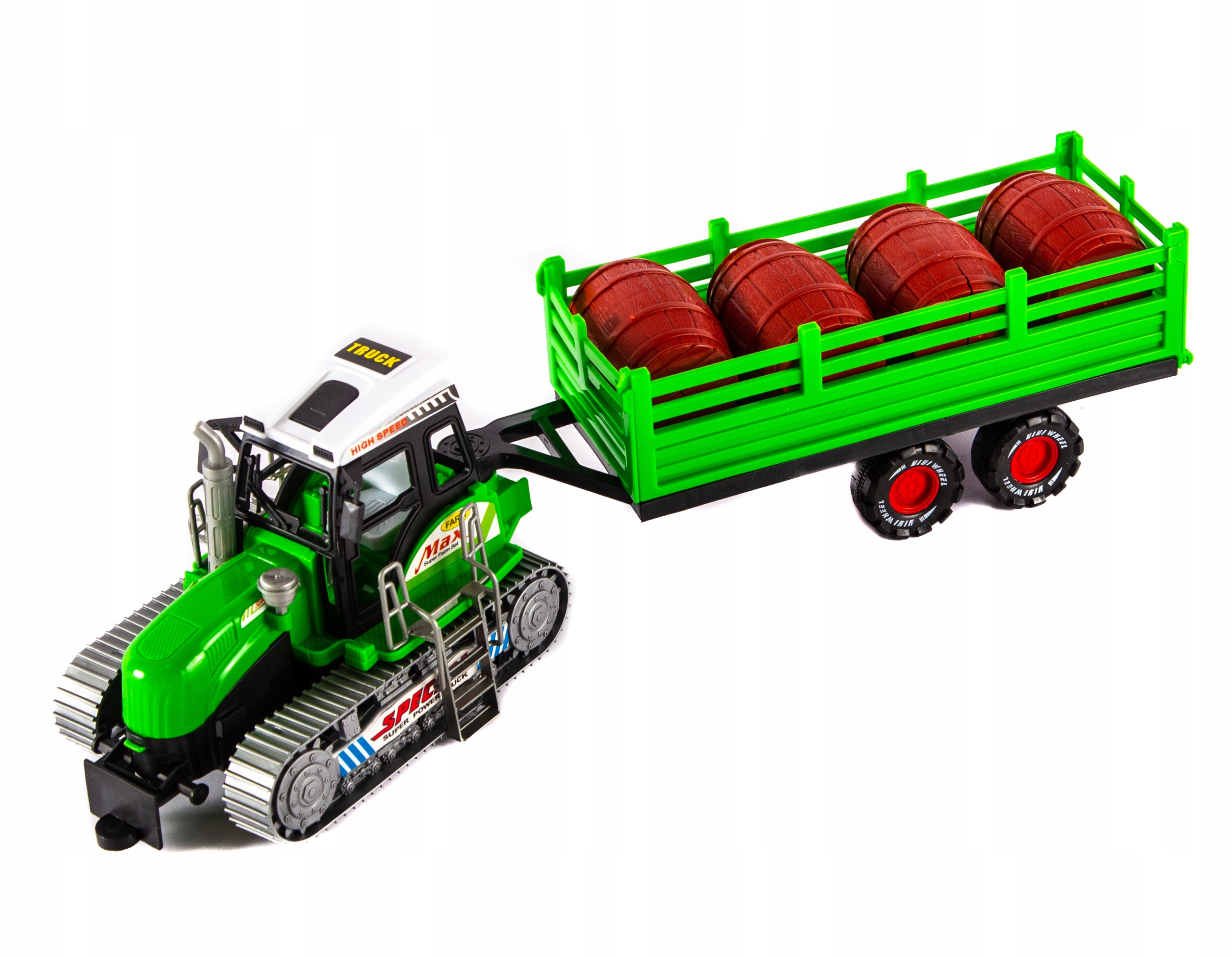 

Duży Traktor Gąsienicowy Z Przyczepą Różne