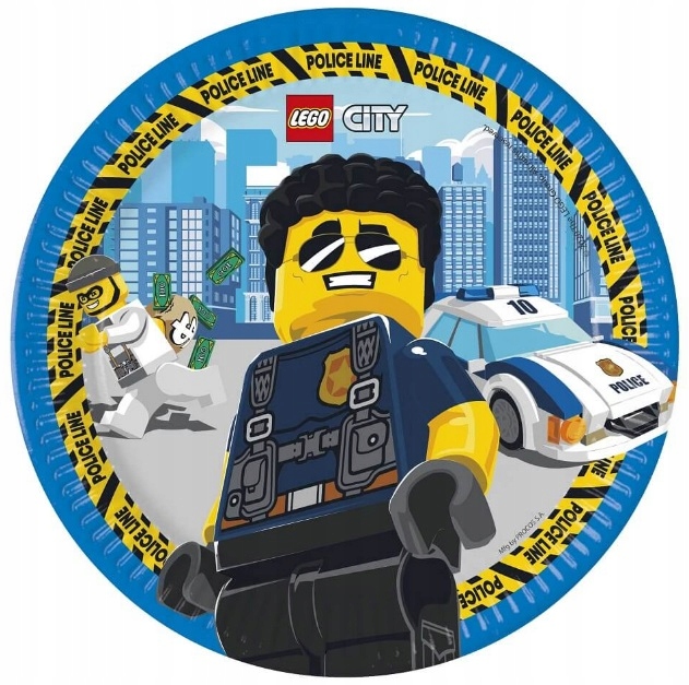 ZESTAW Lego City Kubki Serwetki Talerzyki 16 osób EAN (GTIN) 5904161320852
