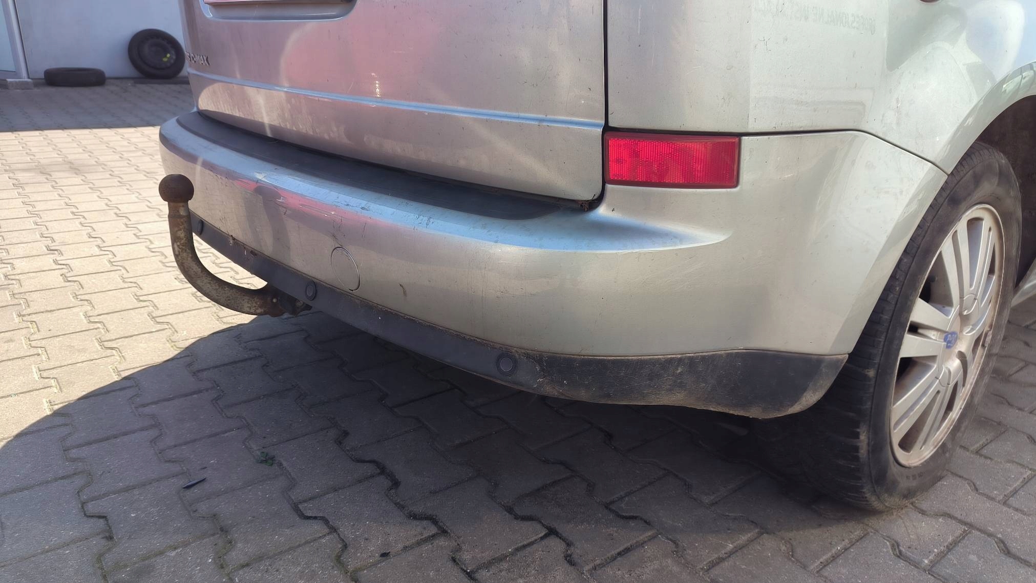 Stoßstange heck MACHINE SILVER FORD FOCUS C-MAX MK1
