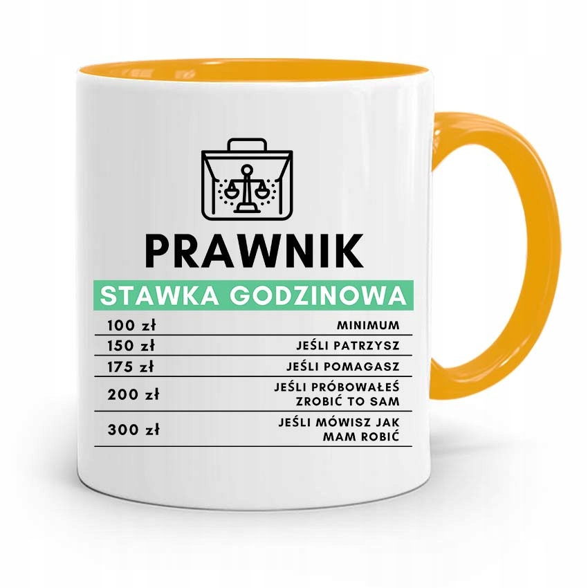 

Kubek Żółty Dla Prawnika Stawka Godzinowa