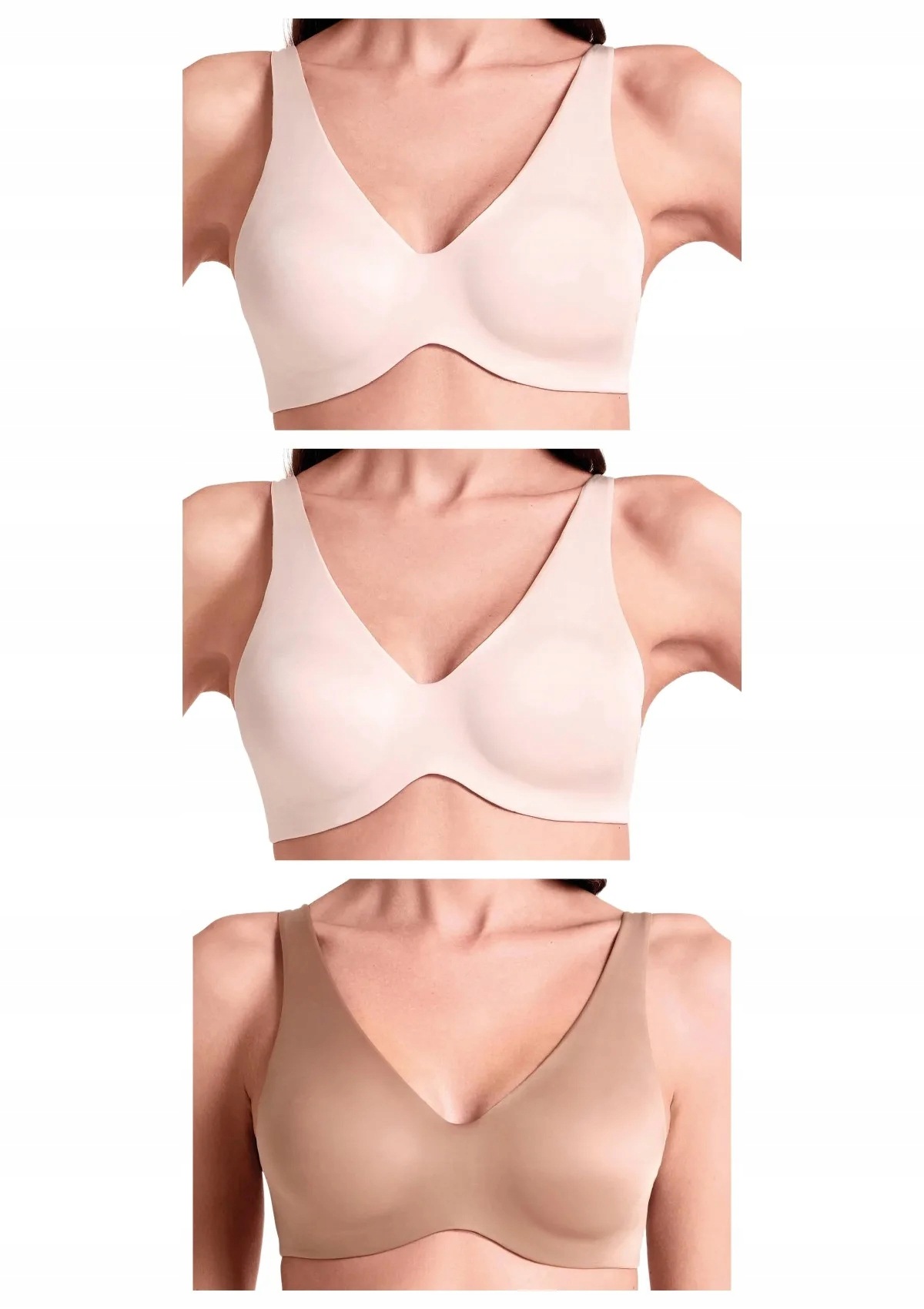 Lormar Ultra podprsenka 3 ks 2x talco hnědá 70C