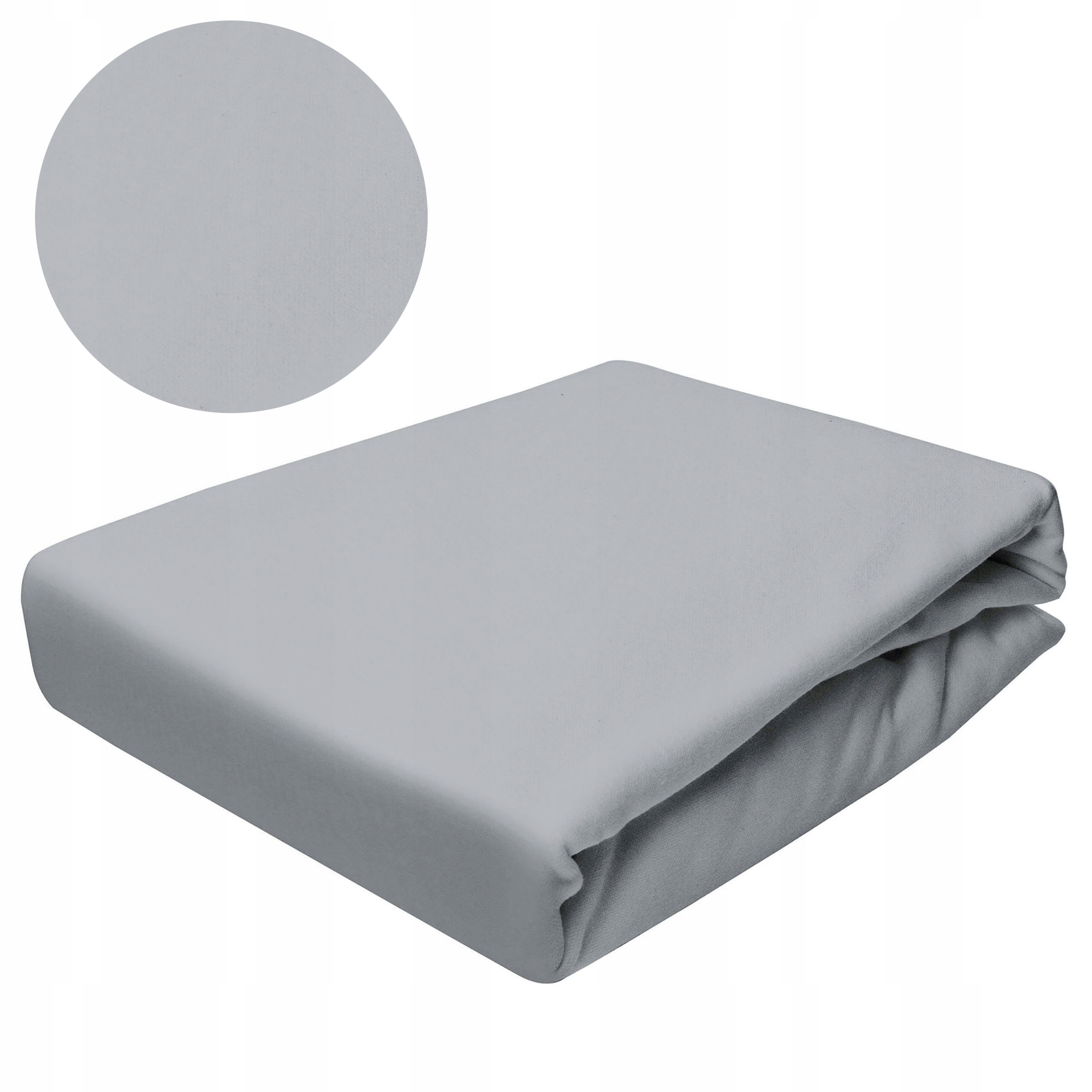 

Prześcieradło z Gumką 200x220 Bawełna Jersey szare