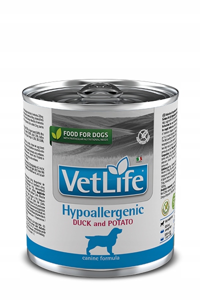 

Vet Life Dog Hypoalergenic Duck Potato 300g