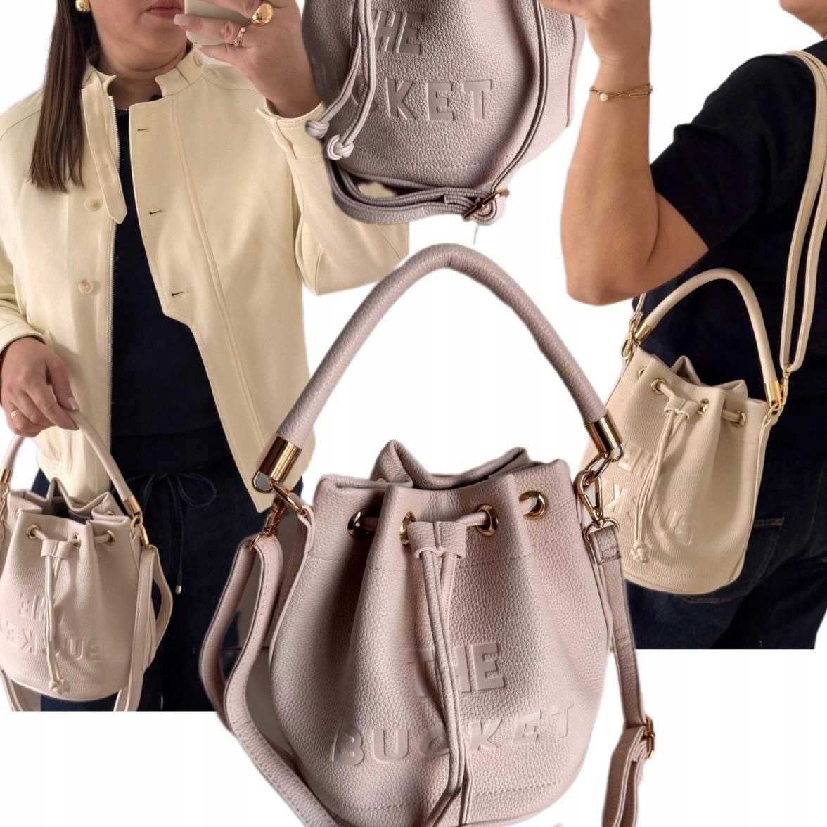 Dámská Kabelka Dárek Na Velikonoce Taška Gallantry Ecru Viral Béžová