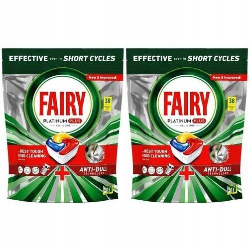 Levně Fairy Platinum Plus Lemon -Tablety do myčky 76 kusů XXXL Pack, Citron