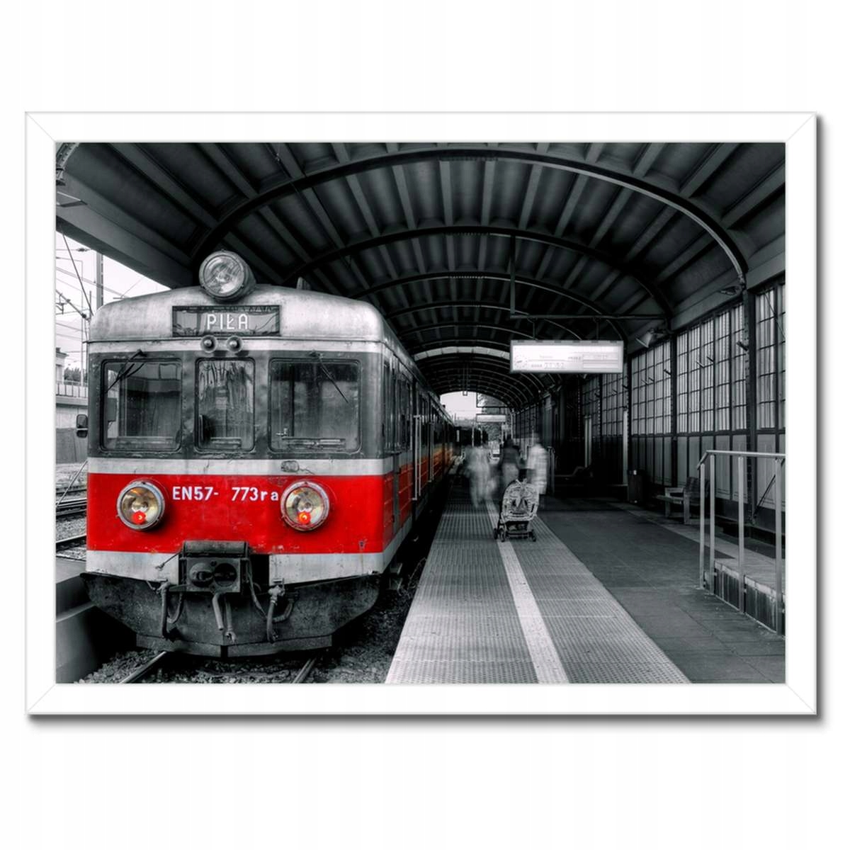 Plakáty v rámu 40x30 Vlak na pilu EB57-773ra