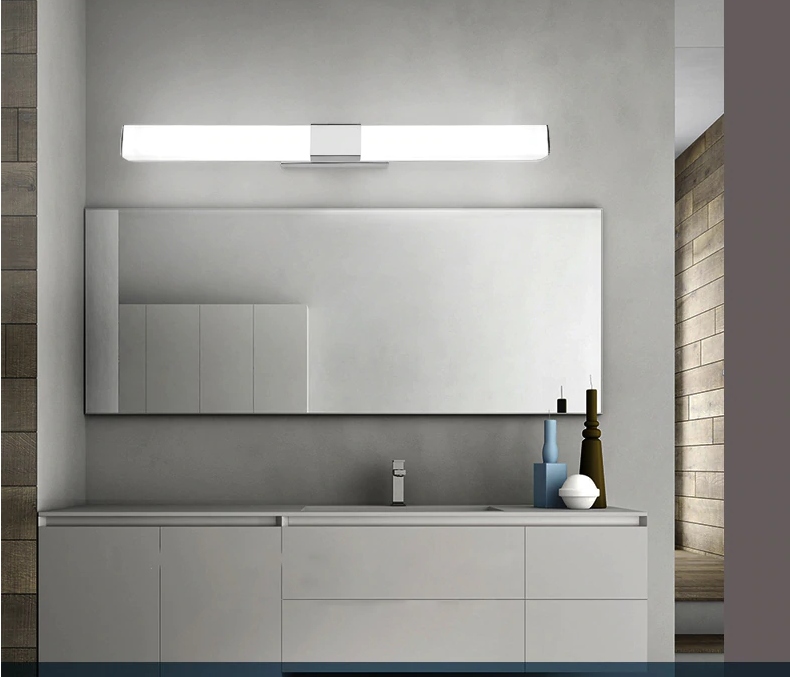 KINKIET ŁAZIENKOWY 24W 100cm NAD LUSTRO LED CHROM Kolor chrom