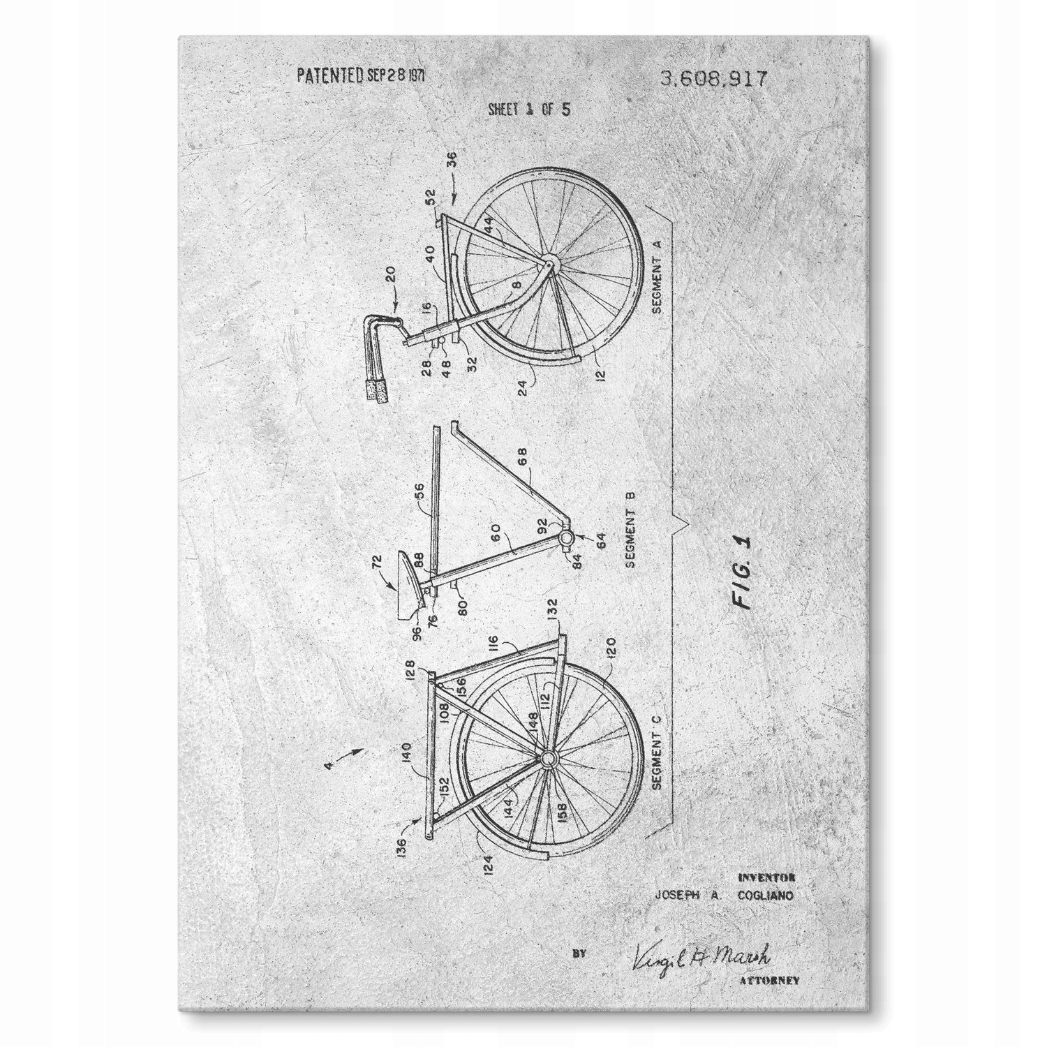 Plechový plakát Kolo L