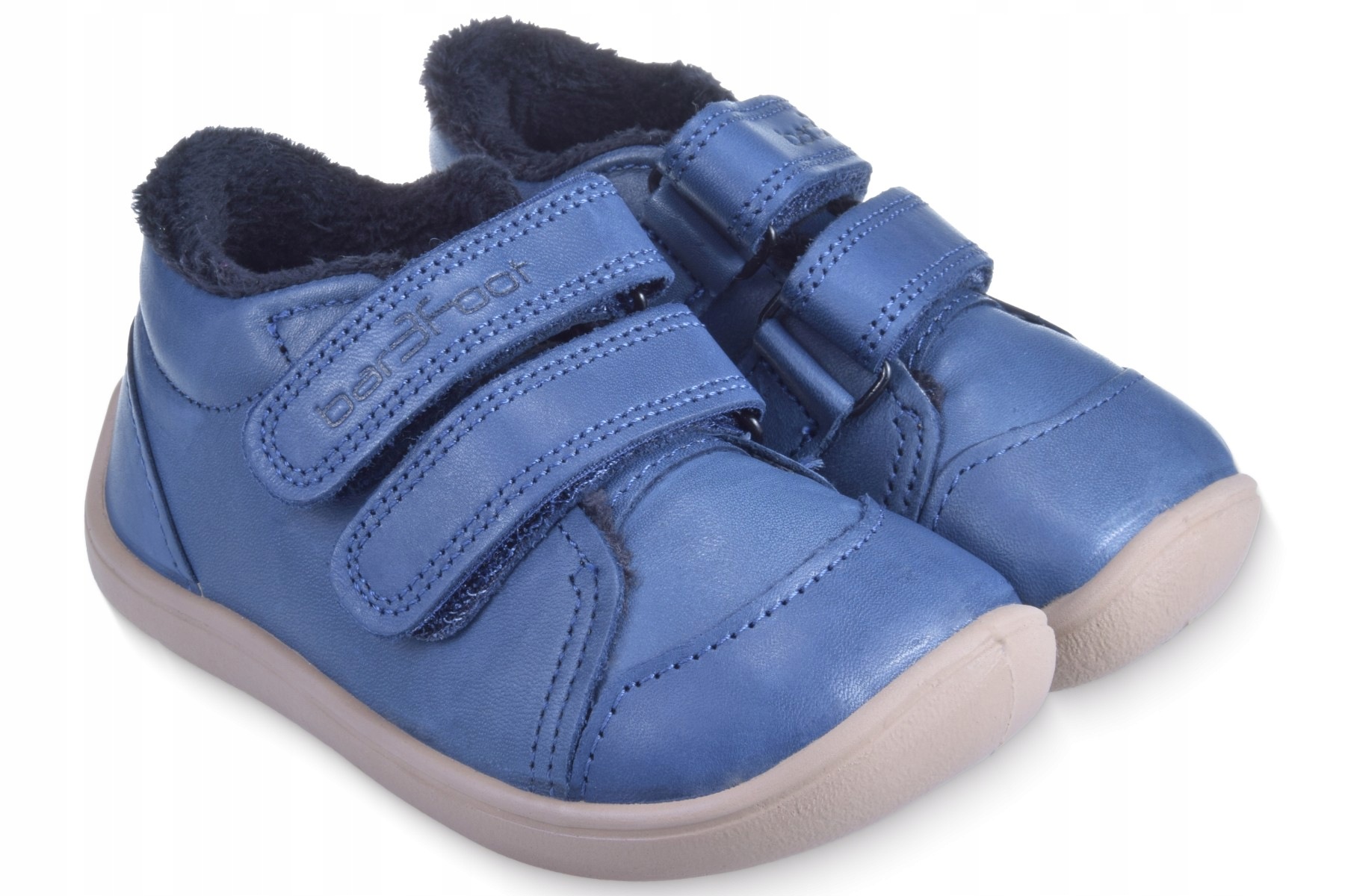 Barefoot Buty Dziecięce Skórzane Półbuty na Rzepy 3F Bar3foot Rozmiar 27