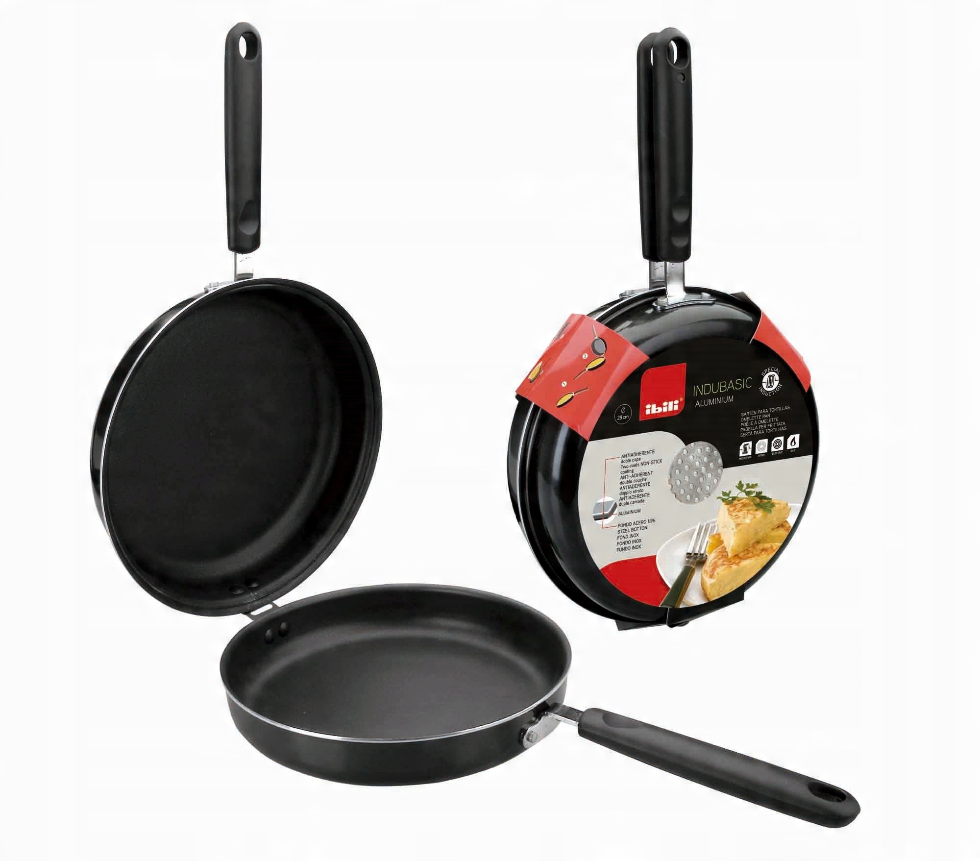 

Patelnia do Omletów dwustronna Ibili 24cm Indukcja