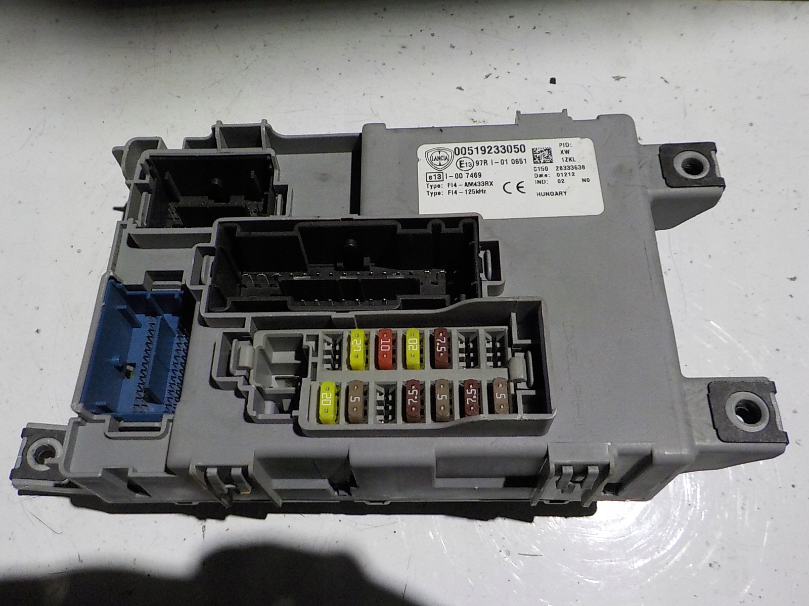 LANCIA YPSILON BSI MODUŁ UCH 00519233050