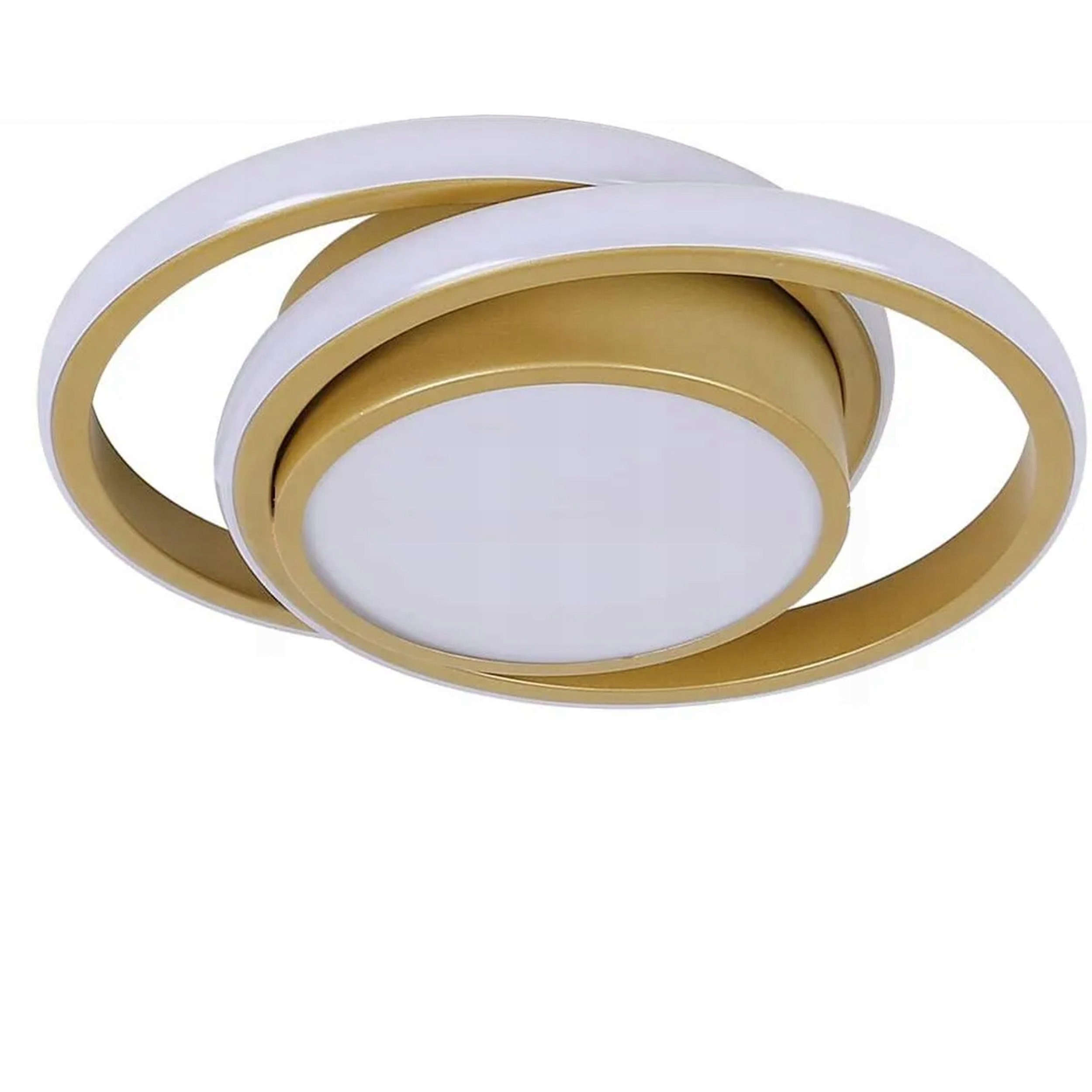 Lampa Sufitowa Złota Mała 28CM Plafon Led Wisząca Sypialni Barwa Neutralna