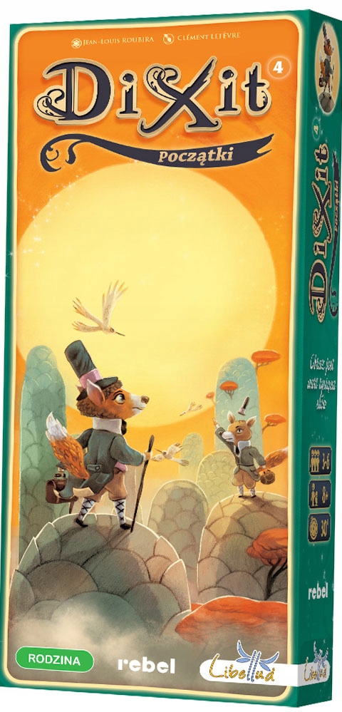 Dixit 4: Początki. Gra planszowa. Rebel