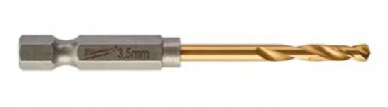 

Wiertło do metalu udarowe Hex Hss-g Tytan 3,5mm