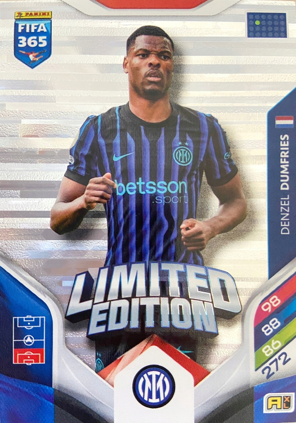 Panini Fifa 2026 Karta Limited Denzel Dumfries (fc Internazionale Milano)
