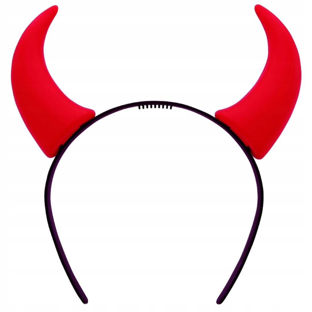 OPASKA halloween ROGI diabła CZERWONE diablica