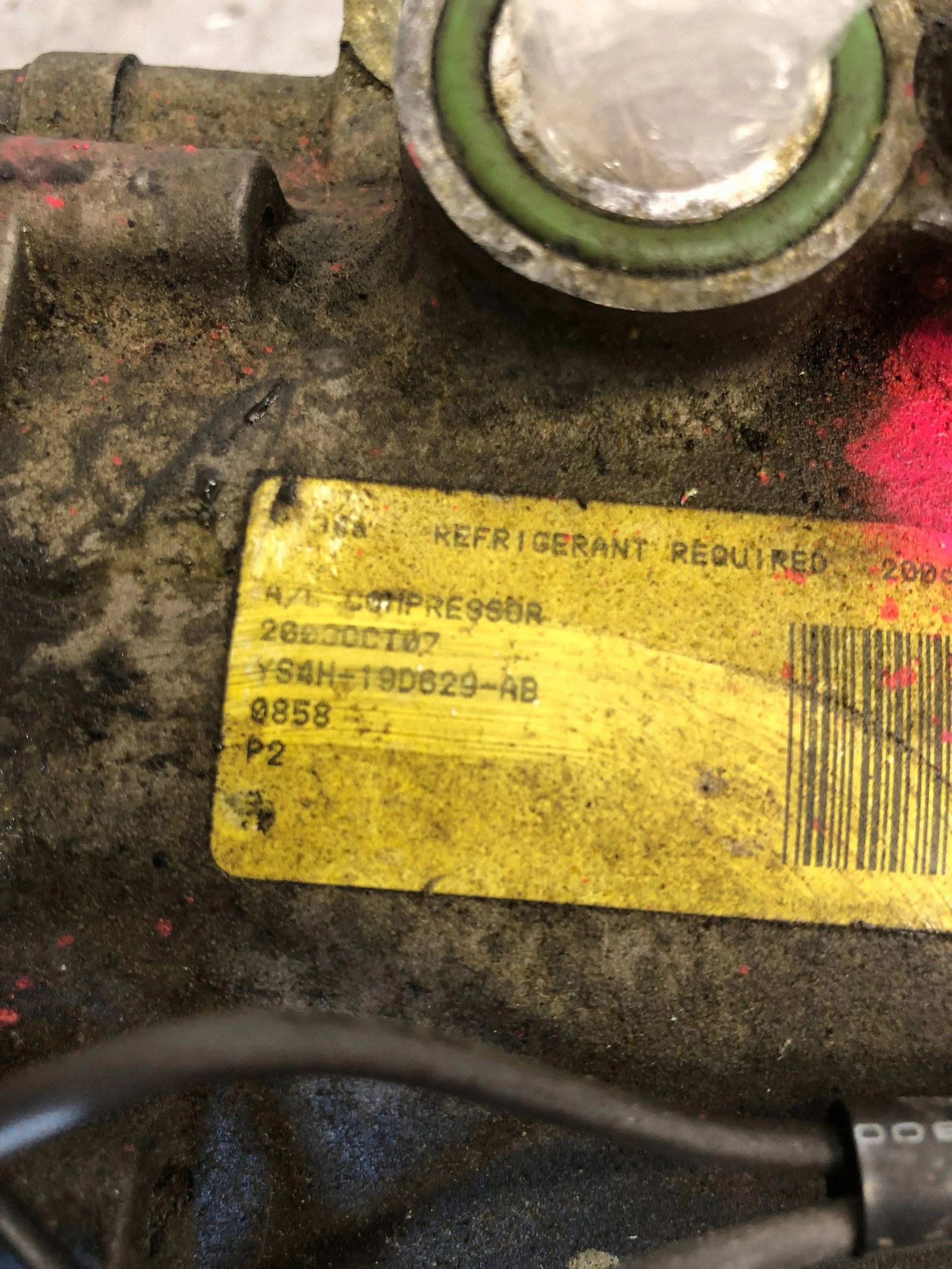compressor compressor; of the air conditioning FORD FOCUS MK1 YS4H-19D629-AB