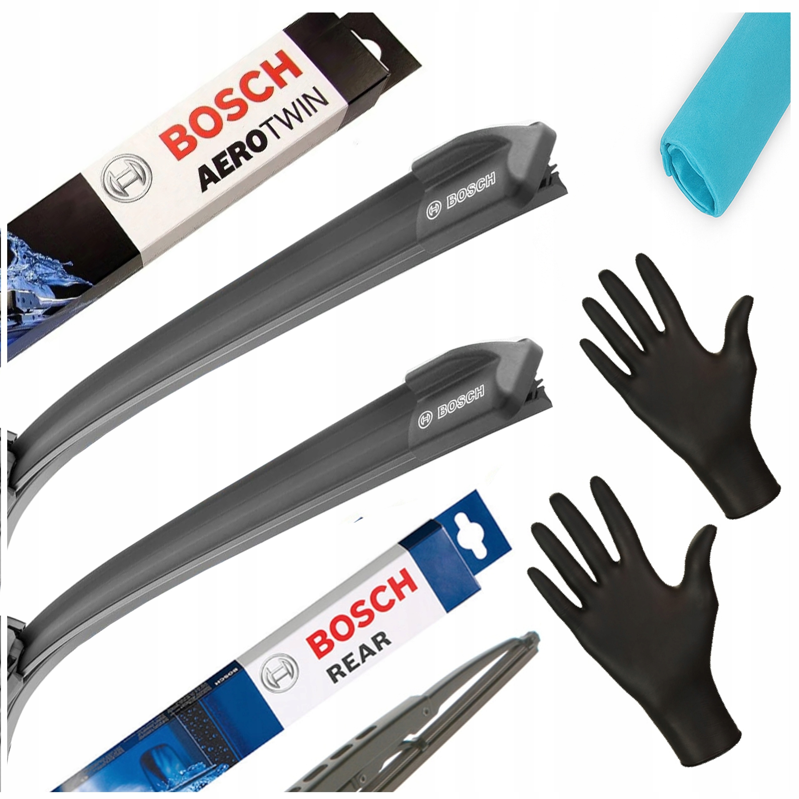 Wycieraczki Bosch Aerotwin Opel Astra 4 J IV Przód Tył 680+625+300 Zestaw