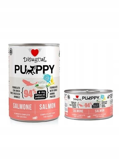5 x Disugual Monoprotein Puppy Losos 400 g