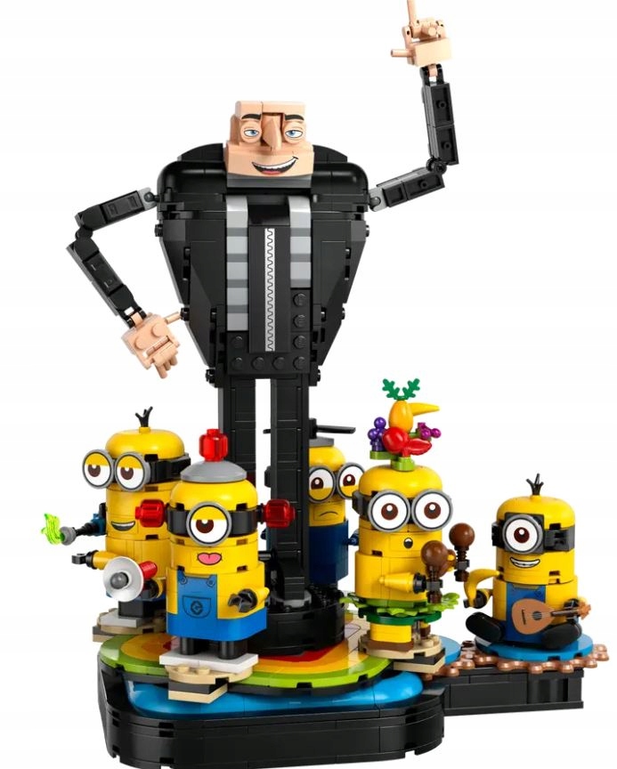 klocki LEGO 75582 Gru i Minionki z klocków 839 elementów Figurki Despicable