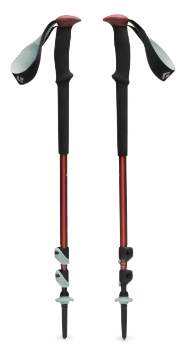 Kije Trekingowe Trail Black Diamond iron red, miedziany