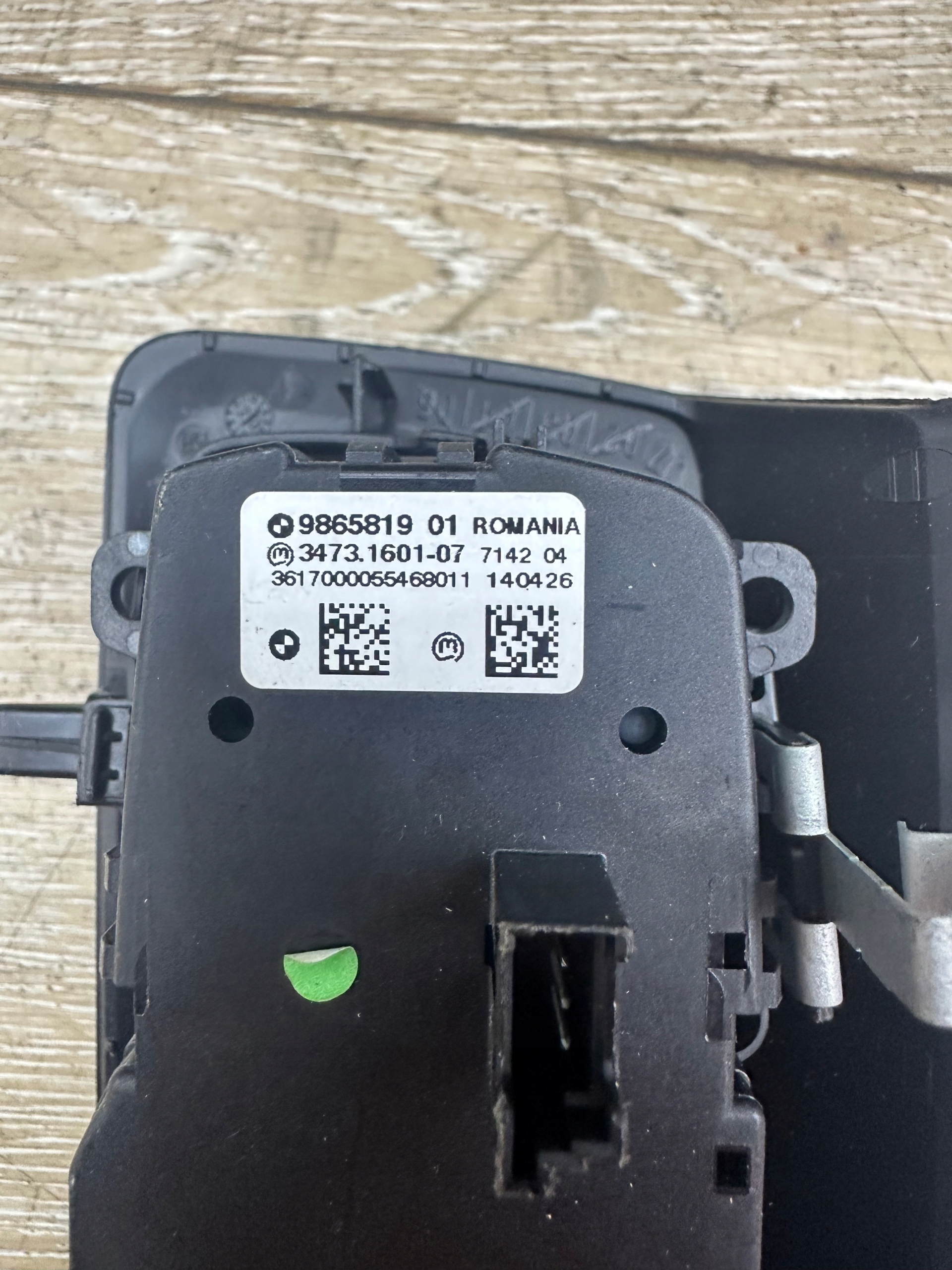 BMW F45 F46 light switch switch as new OEM 9865819