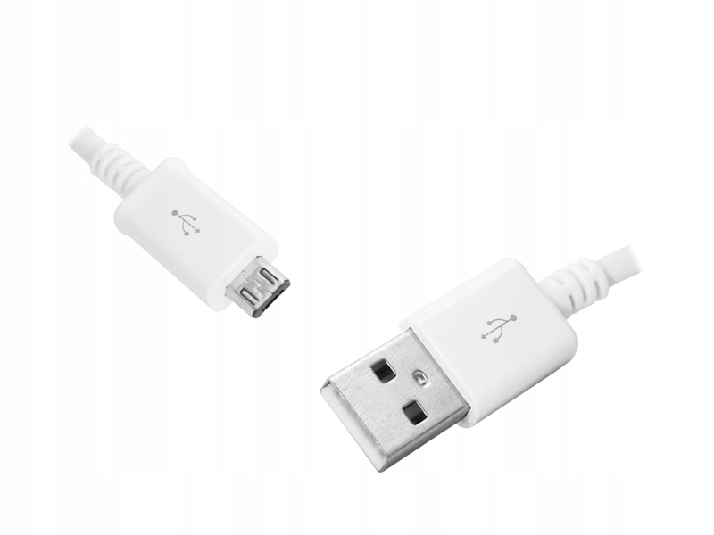 

Kabel Usb microUSB 3m Biały Przewód Ładowarki Nowy