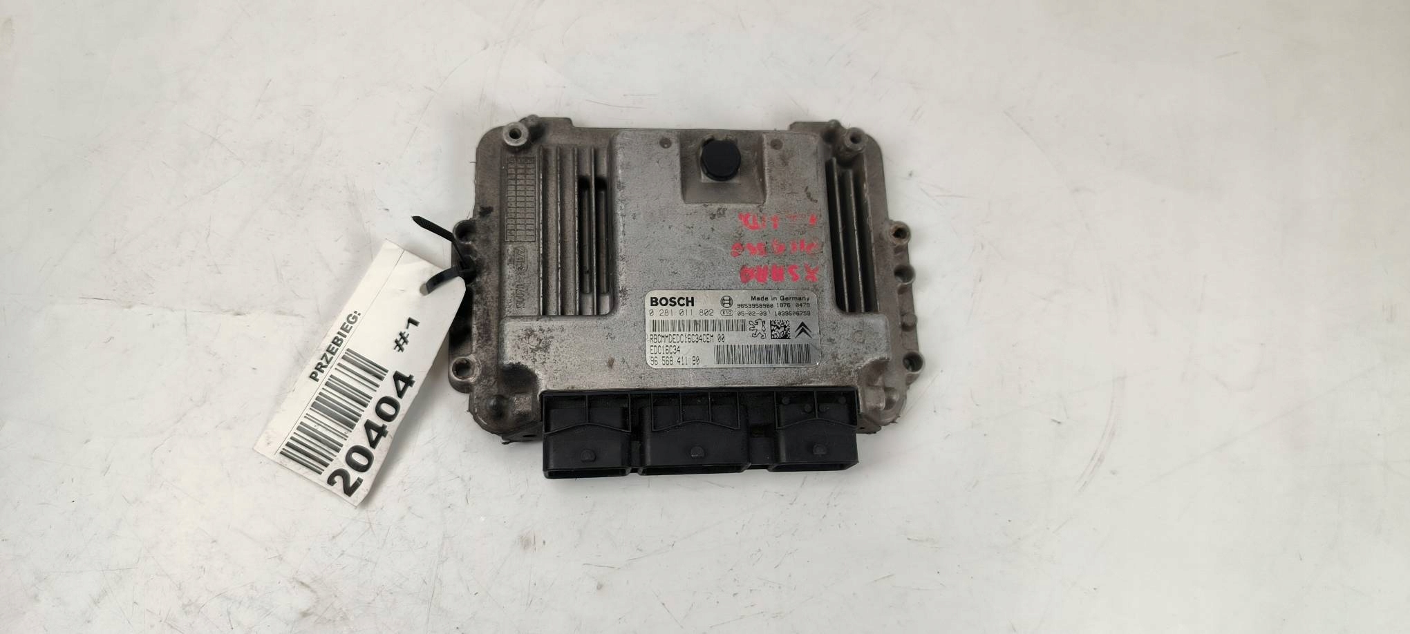 Computer 9656841180 1.6 HDI CITROEN XSARA PICASSO