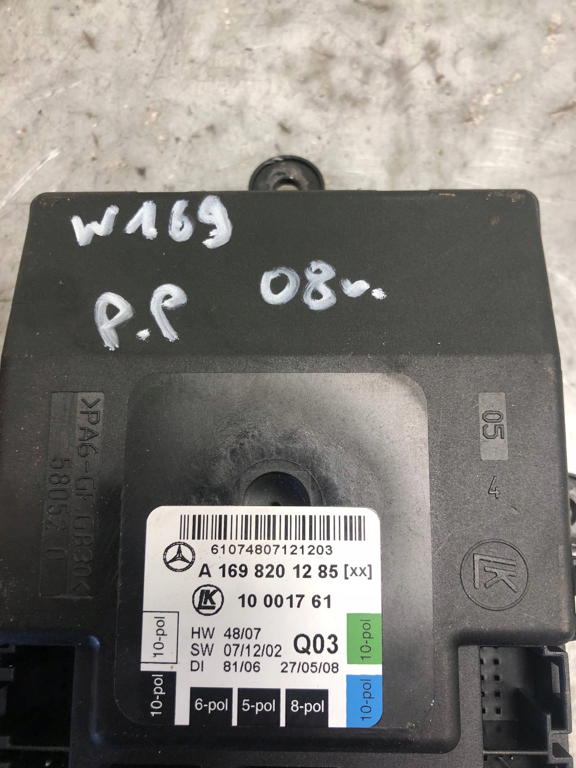 module door right front MERCEDES A-KLASA W169 LIFT A1698201285