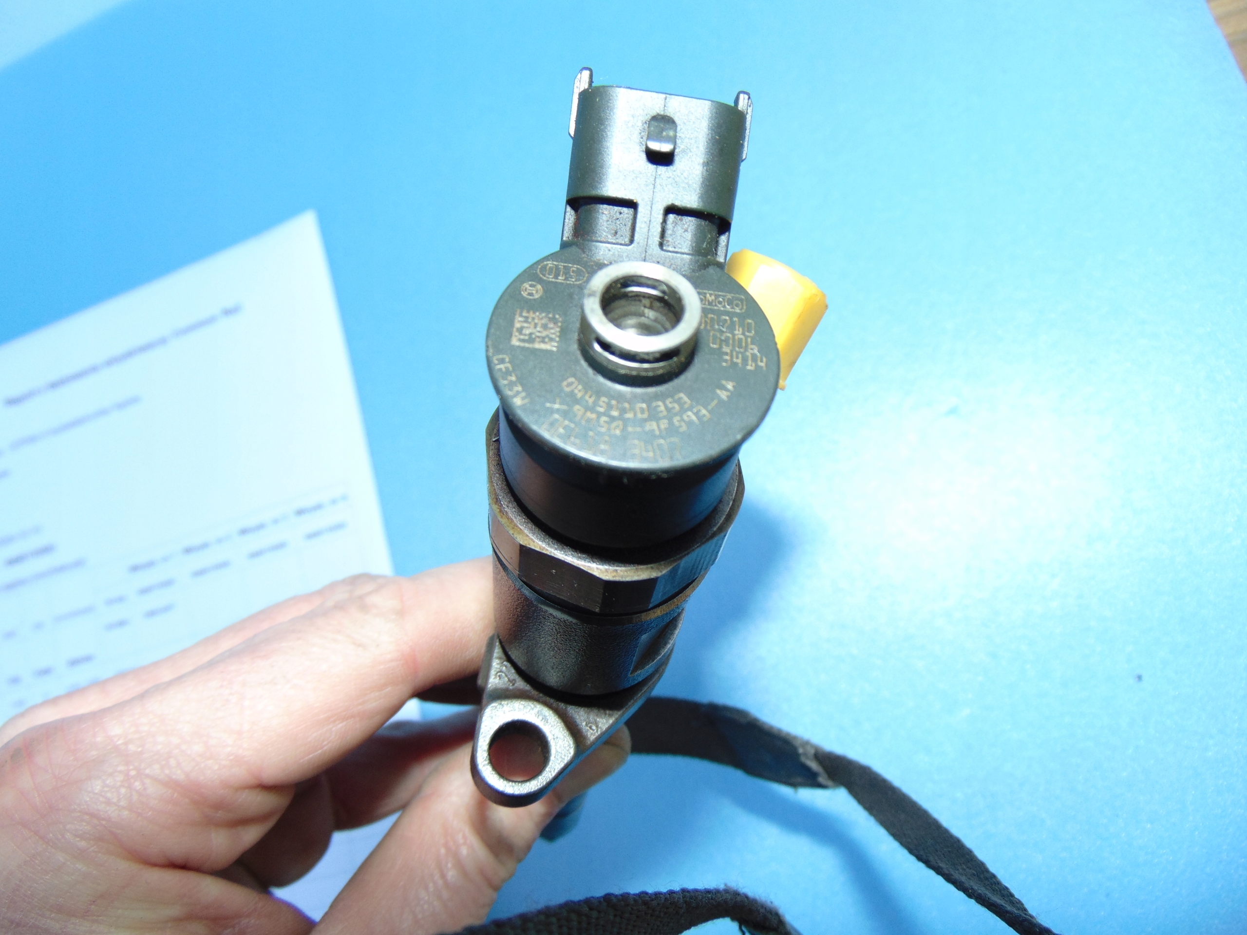 Einspritzdüse Ford Peugeot Citroen 0445110353 9M5Q-9F593-AA SPRAWDZONE ORYGINALNE