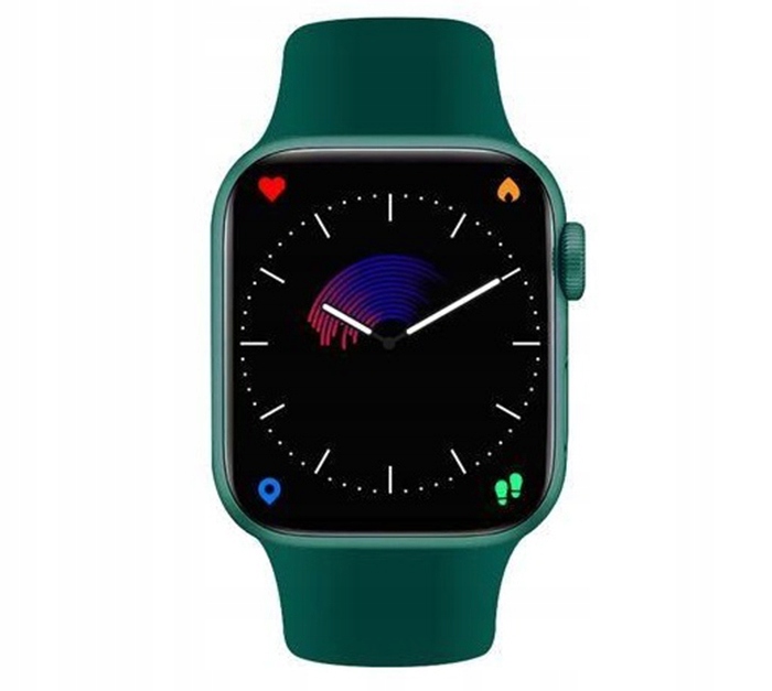 Dětské hodinky MK-Tech chytré hodinky pulzoměr zelená barva