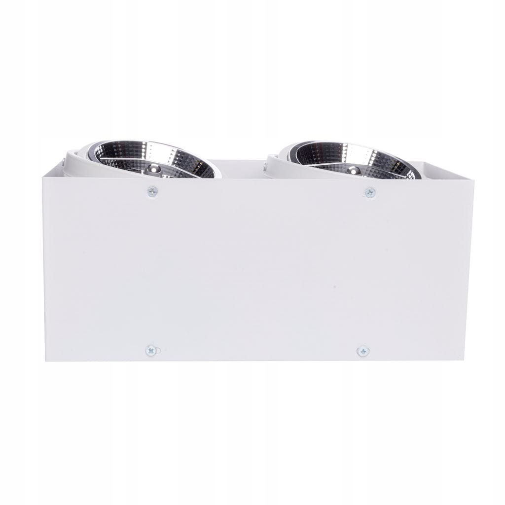 Milagro Plaza Stropní svítidlo 2x35W GU10 AR111 Bílá hliníková