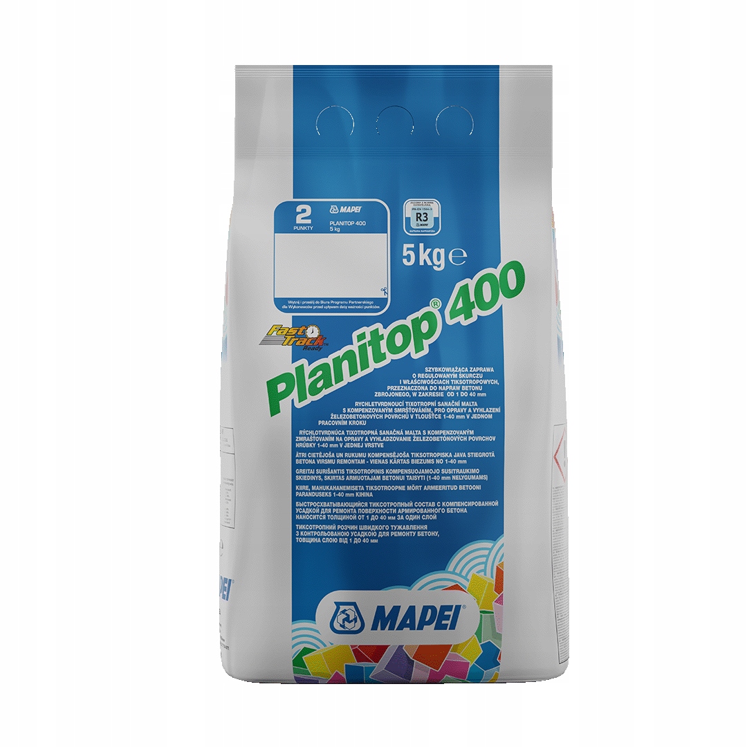 

Mapei Planitop 400 szybkowiążąca zaprawa naprawcza