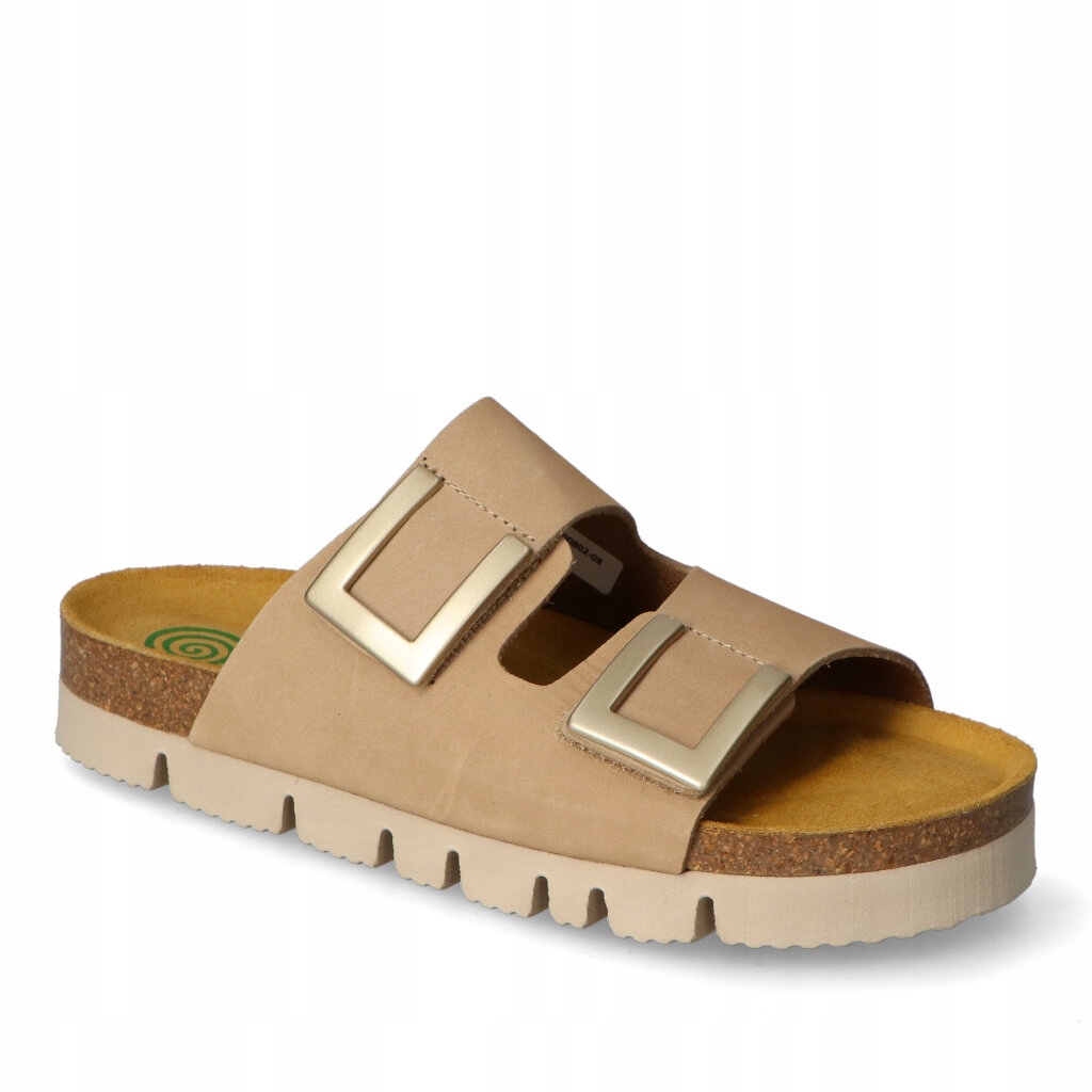 Nazouváky Brinkmann 700802-08 Béžové nubukové zlaté doplňky 39