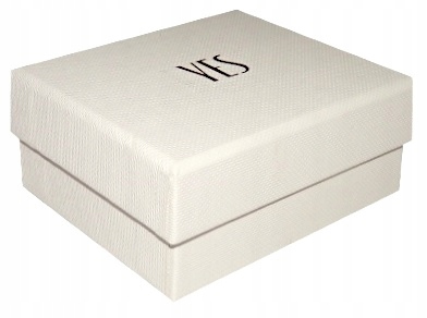 

Pudełko Prezentowe Yes Ecru Na Biżuterię 7x6x3 cm