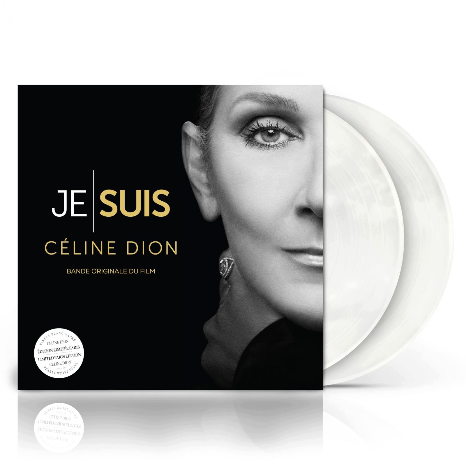 Celine Dion Je Suis Soundtrack Pearl White Winyl 2LP Limited Edition