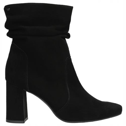 

Buty Wojas Botki damskie skóra czarne r. 36